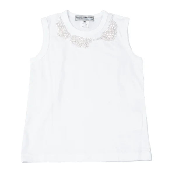 COMME des GARCONS×Jupe BY JACKIE Pearl Decoration Sleeveless Top K-165130_002