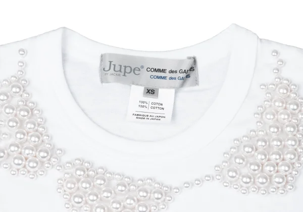 COMME des GARCONS×Jupe BY JACKIE Pearl Decoration T Shirt K-165131_003