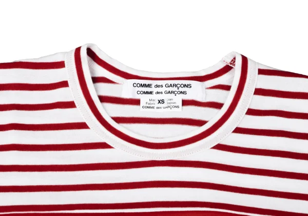COMME des GARCONS Cotton Stripe Switching T Shirt K-165135_004