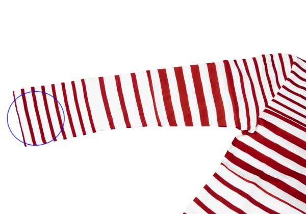 COMME des GARCONS Cotton Stripe Switching T Shirt K-165135_005