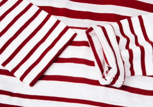 COMME des GARCONS Cotton Stripe Switching T Shirt K-165135_007