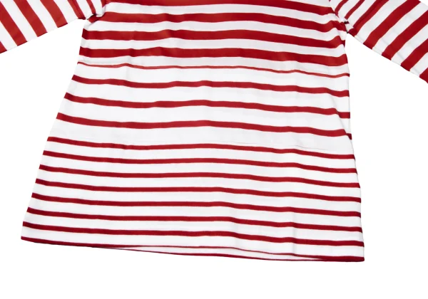 COMME des GARCONS Cotton Stripe Switching T Shirt K-165135_008