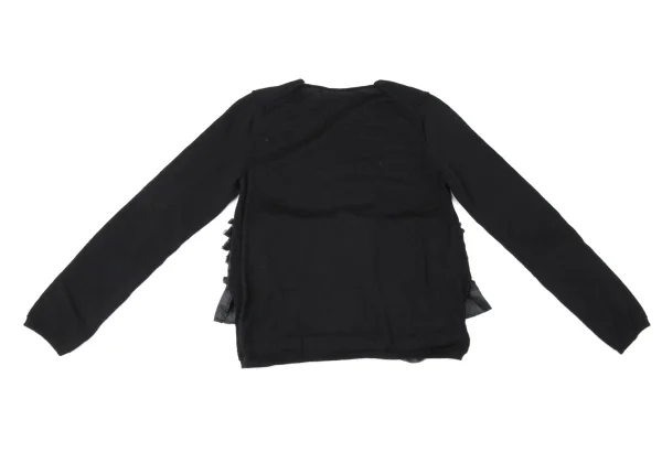 COMME des GARCONS Hem Frill Decoration Wool Knit Sweater K-165137_009