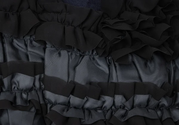 COMME des GARCONS Hem Frill Decoration Wool Knit Sweater K-165138_007