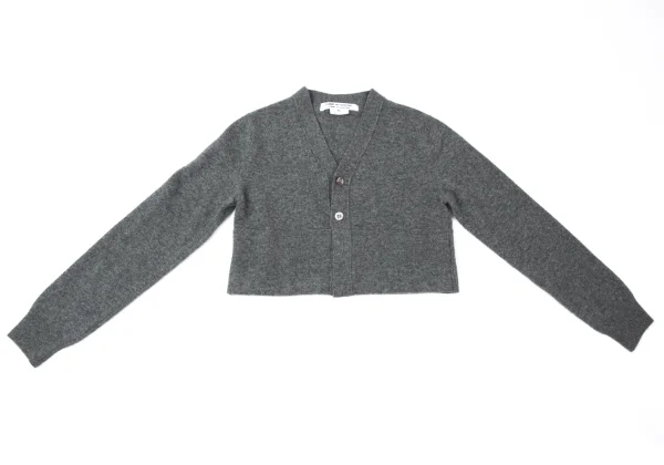 COMME des GARCONS Wool Folded Short Knit Cardigan K-165139_002