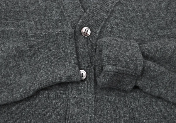 COMME des GARCONS Wool Folded Short Knit Cardigan K-165139_005