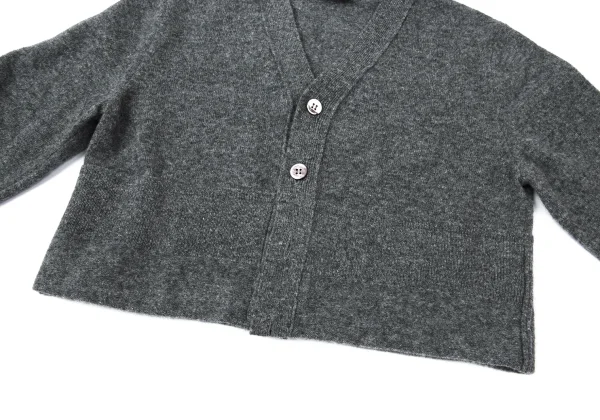 COMME des GARCONS Wool Folded Short Knit Cardigan K-165139_006