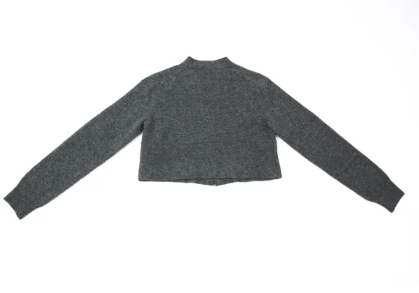 COMME des GARCONS Wool Folded Short Knit Cardigan K-165139_011