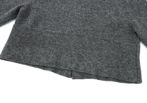 COMME des GARCONS Wool Folded Short Knit Cardigan K-165139_012