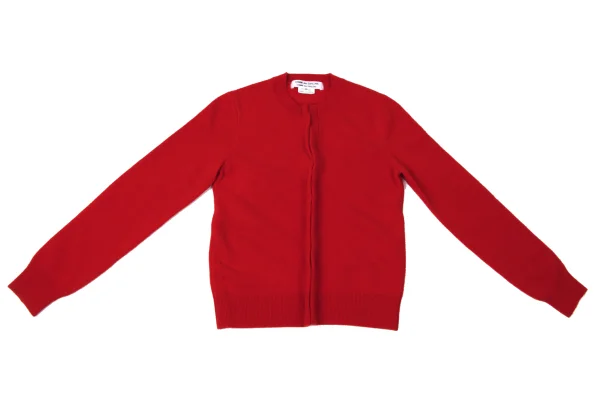 COMME des GARCONS Wool Crew-neck Knit Cardigan K-165140_002