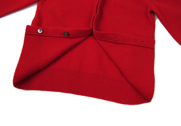 COMME des GARCONS Wool Crew-neck Knit Cardigan K-165140_009