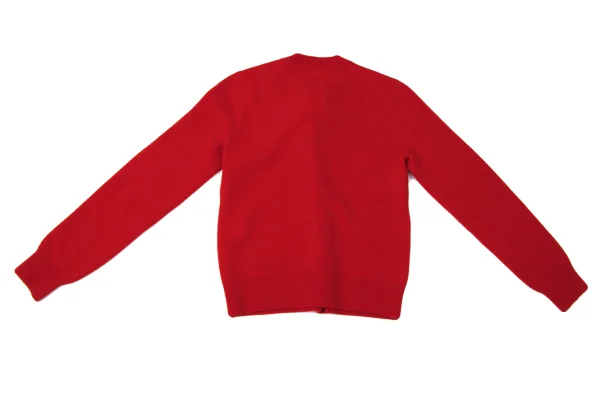 COMME des GARCONS Wool Crew-neck Knit Cardigan K-165140_010