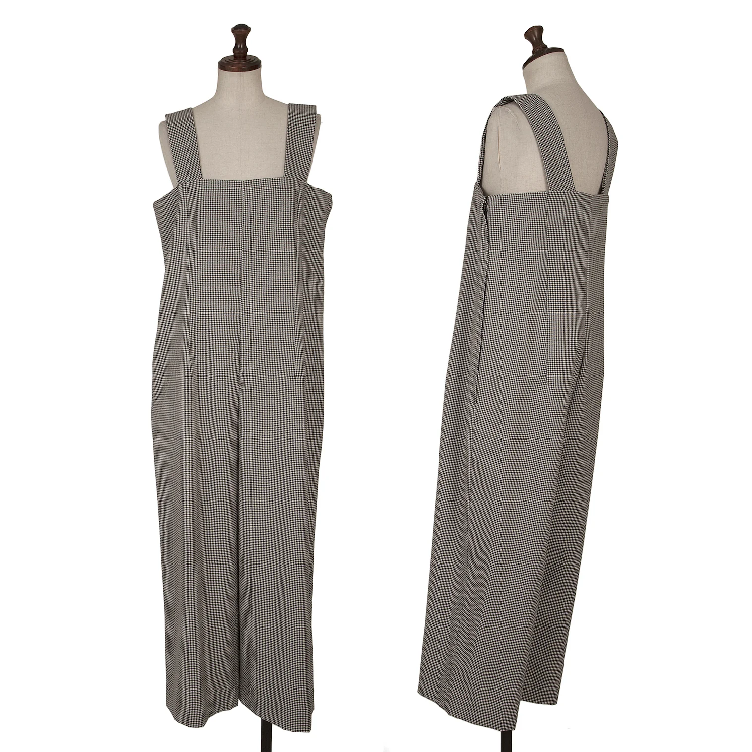 comme des garcons コムコム 2022ss サロペット コムコム コムデギャルソンCOMME des GARCONS ウールハウンドトゥース