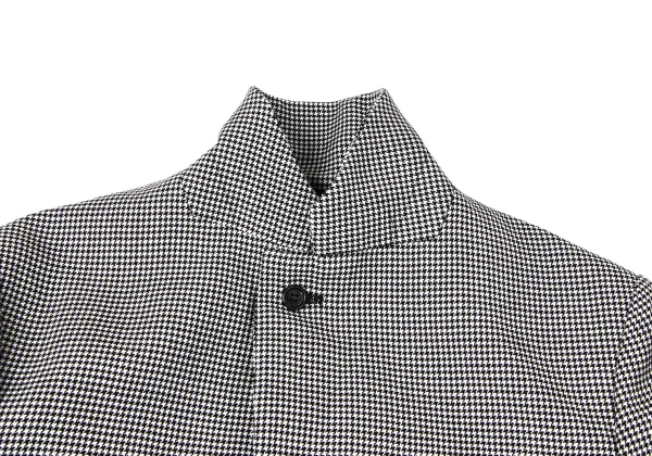 COMME des GARCONS Velour Switching Wool Houndstooth Jacket K-165142_005
