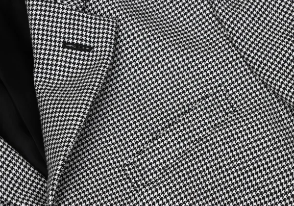 COMME des GARCONS Velour Switching Wool Houndstooth Jacket K-165142_006