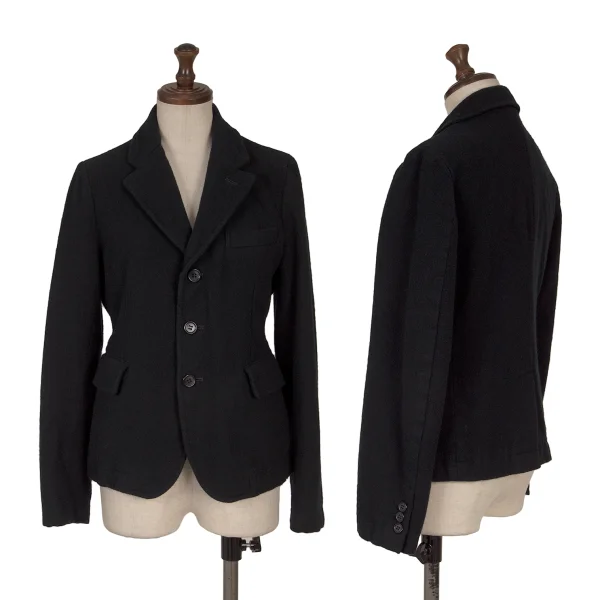 COMME des GARCONS Dyed Wool Tailored Jacket Navy XS K-165144_001