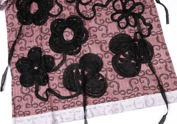 tricot COMME des GARCONS Floral Tapping Inside-out T-shirt K-165148_007