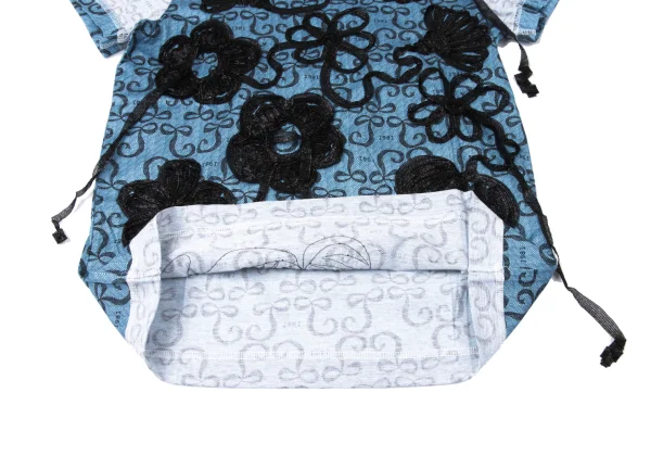 tricot COMME des GARCONS Floral Tapping Inside-out T-shirt K-165149_008