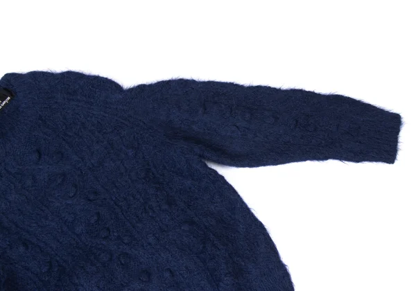 tricot COMME des GARCONS Alpaca Blend Design Weave Knit Seater K-165150_006