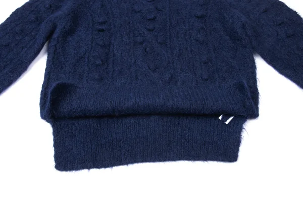 tricot COMME des GARCONS Alpaca Blend Design Weave Knit Seater K-165150_009