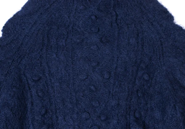 tricot COMME des GARCONS Alpaca Blend Design Weave Knit Seater K-165150_011