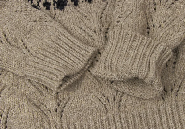 tricot COMME des GARCONS Wool Blend Nordic Knit Sweater K-165151_007