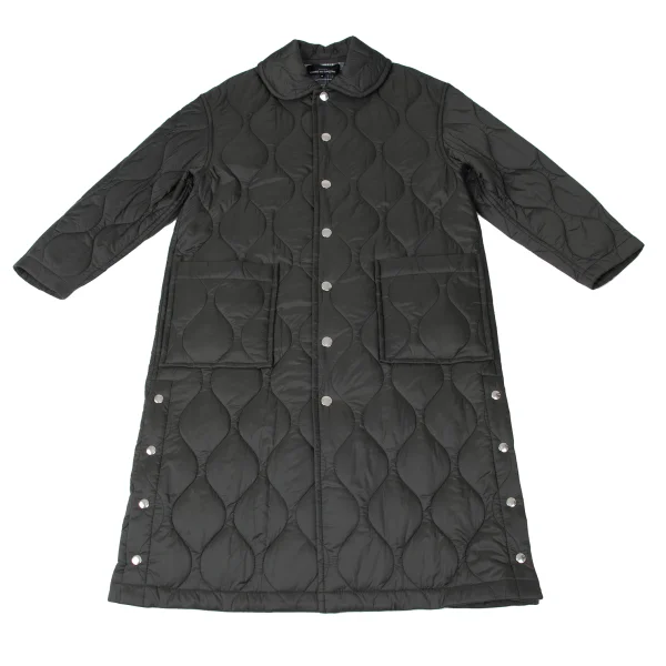 tricot COMME des GARCONS Check Lining Quilted Nylon Snap Coat K-165152_003