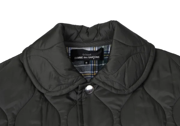 tricot COMME des GARCONS Check Lining Quilted Nylon Snap Coat K-165152_005