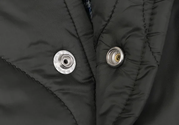 tricot COMME des GARCONS Check Lining Quilted Nylon Snap Coat K-165152_006