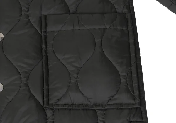 tricot COMME des GARCONS Check Lining Quilted Nylon Snap Coat K-165152_010