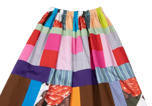 tricot COMME des GARCONS Patch Work Flare Skirt K-165153_003