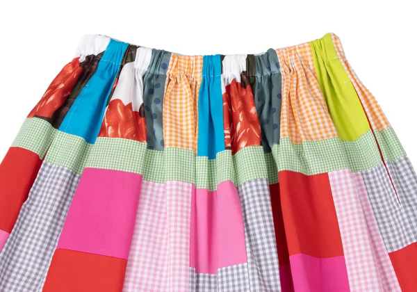 tricot COMME des GARCONS Patch Work Flare Skirt K-165153_004