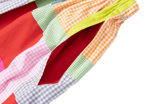 tricot COMME des GARCONS Patch Work Flare Skirt K-165153_005