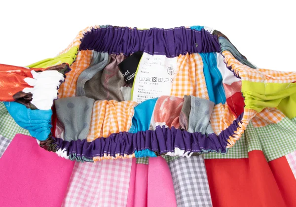 tricot COMME des GARCONS Patch Work Flare Skirt K-165153_006