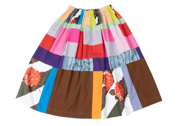 tricot COMME des GARCONS Patch Work Flare Skirt K-165153_009