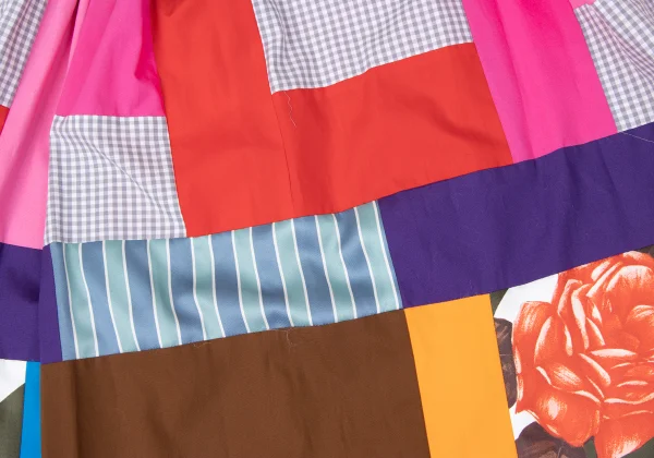 tricot COMME des GARCONS Patch Work Flare Skirt K-165153_010