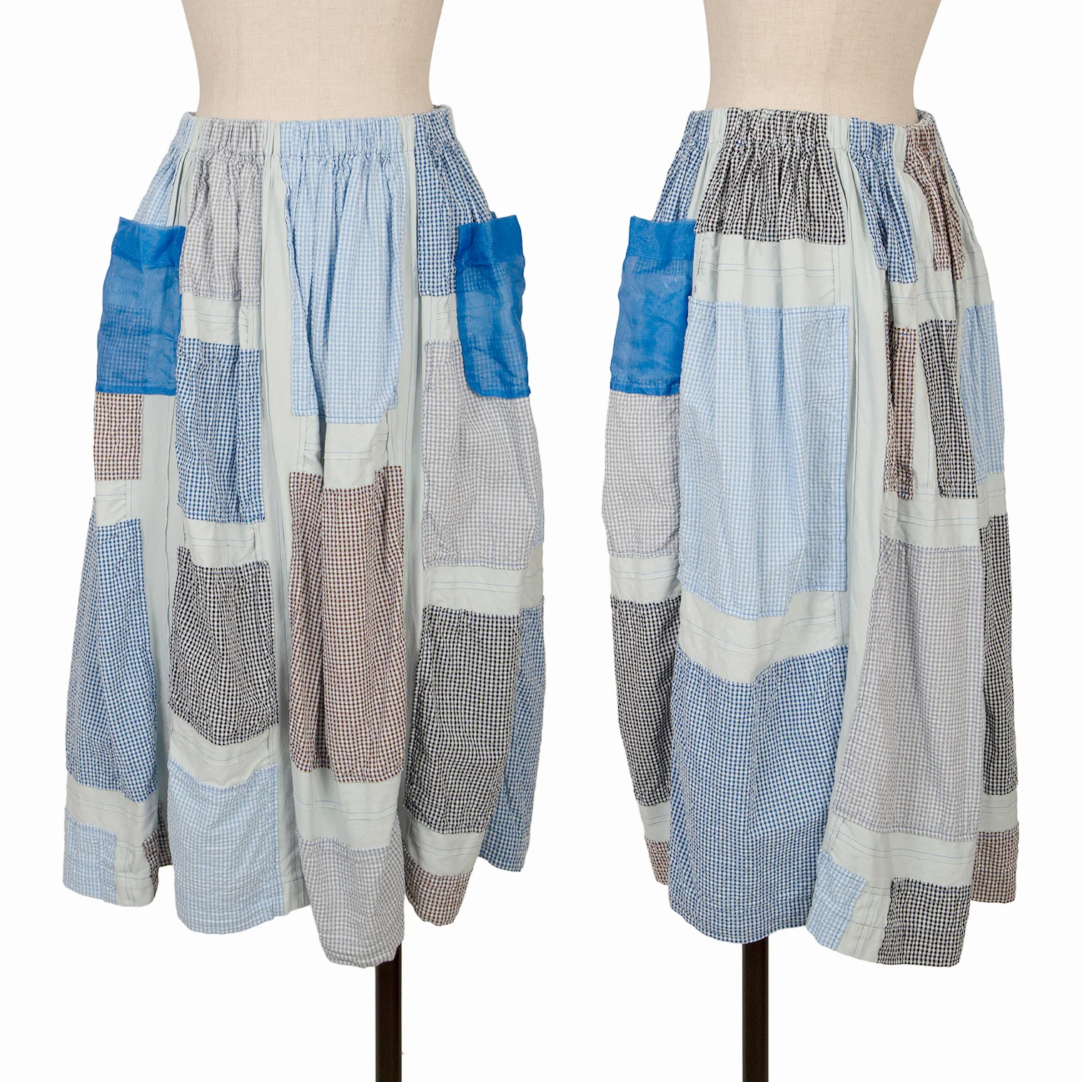 トリコ　コムデギャルソン　チェックキュロットスカート 美品》 21aw トリコ コムデギャルソン チュール フレアスカート