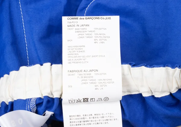 tao Check Switching Embroidery Drawstring Pants K-165162_013