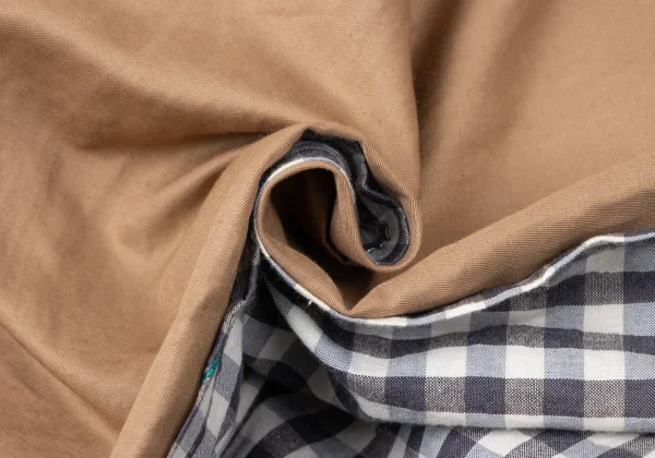 tao Check Switching Embroidery Drawstring Pants K-165163_012