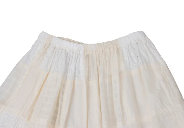 tao Cotton Blend Lace Patchwork Skirt K-165168_004