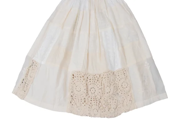 tao Cotton Blend Lace Patchwork Skirt K-165168_007