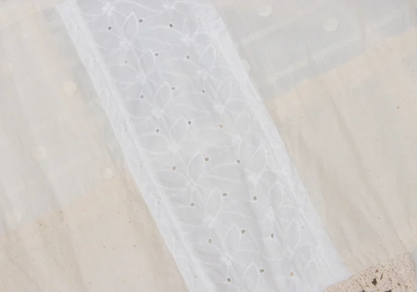 tao Cotton Blend Lace Patchwork Skirt K-165168_008