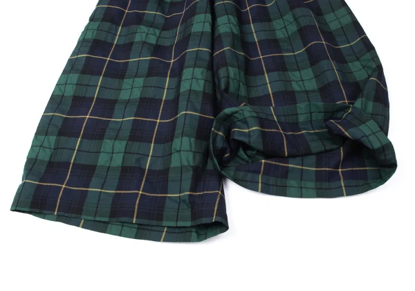 tao Poly Blend Checked Wide Pants K-165169_006