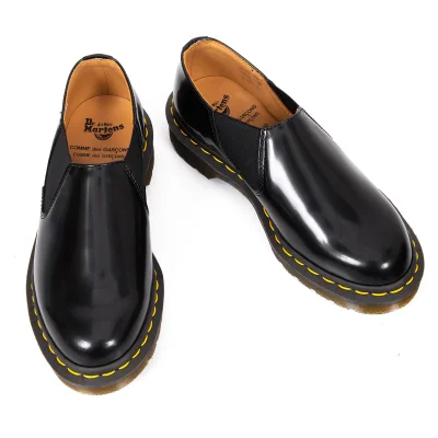 COMME des GARCONS x Dr.Martens EMILS Leather Silp-on Shoes