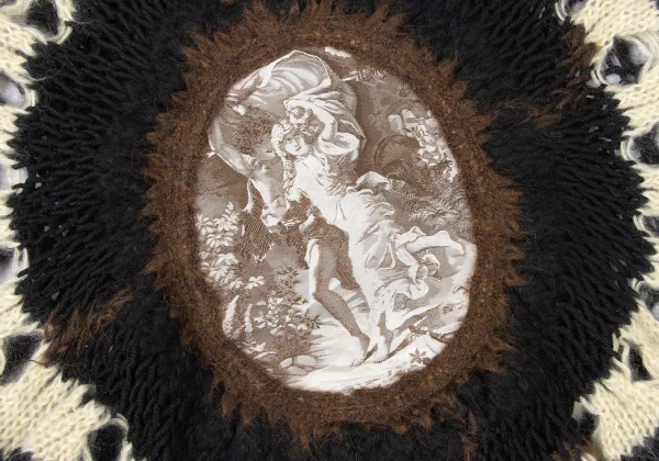 Jean Paul GAULTIER MAILLE FEMME Front Painting Jacquard Turtleneck Knit K-165174_009