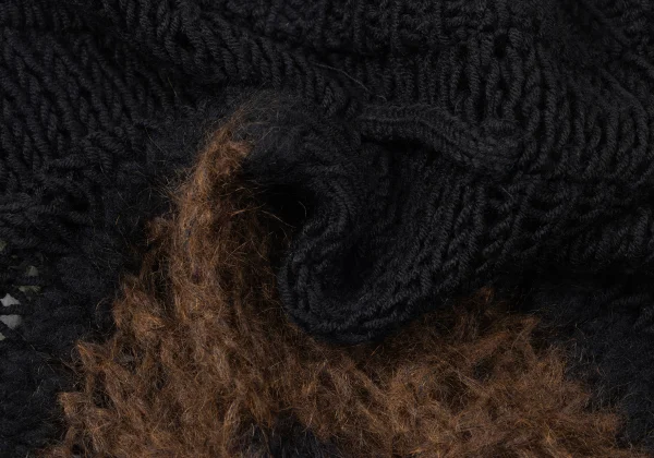 Jean Paul GAULTIER MAILLE FEMME Front Painting Jacquard Turtleneck Knit K-165174_014