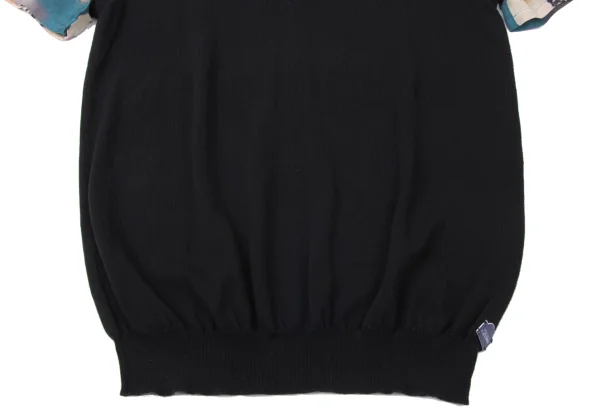 Jean Paul GAULTIER Aloha Shirt Layered Design Docking Knit K-165175_008