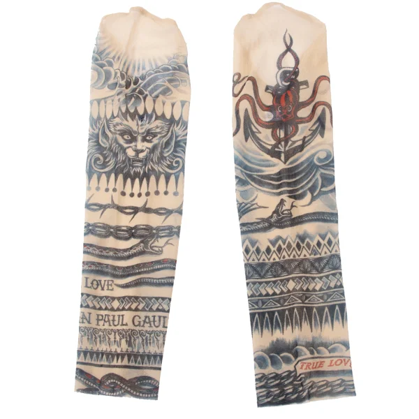 Jean Paul GAULTIER Tattoo Printed Mesh Tank Top K-165177_007