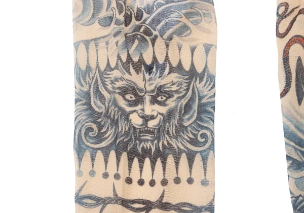 Jean Paul GAULTIER Tattoo Printed Mesh Tank Top K-165177_009