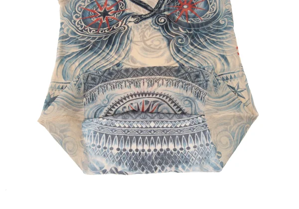 Jean Paul GAULTIER Tattoo Printed Mesh Tank Top K-165177_013